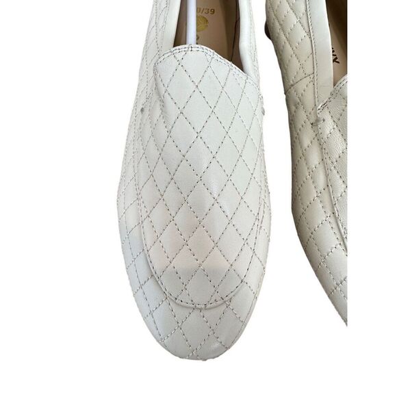 Onyx Quilted Cream Loafers Size 8.5 - Picture 5 of 8